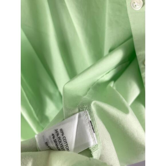 J Jill Green Button Down Shirt Size XS Missy - Picture 4 of 6